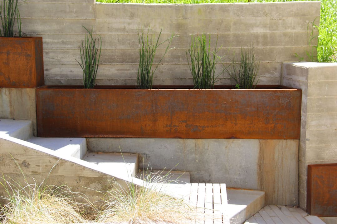 Corten Planter Boxes V Studio